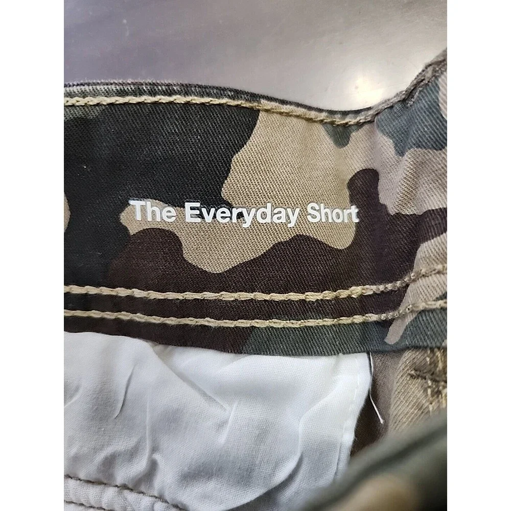 Sonoma Everyday Cargo Chino Shorts Mens 29 Camo Cotton Stretch NEW_3